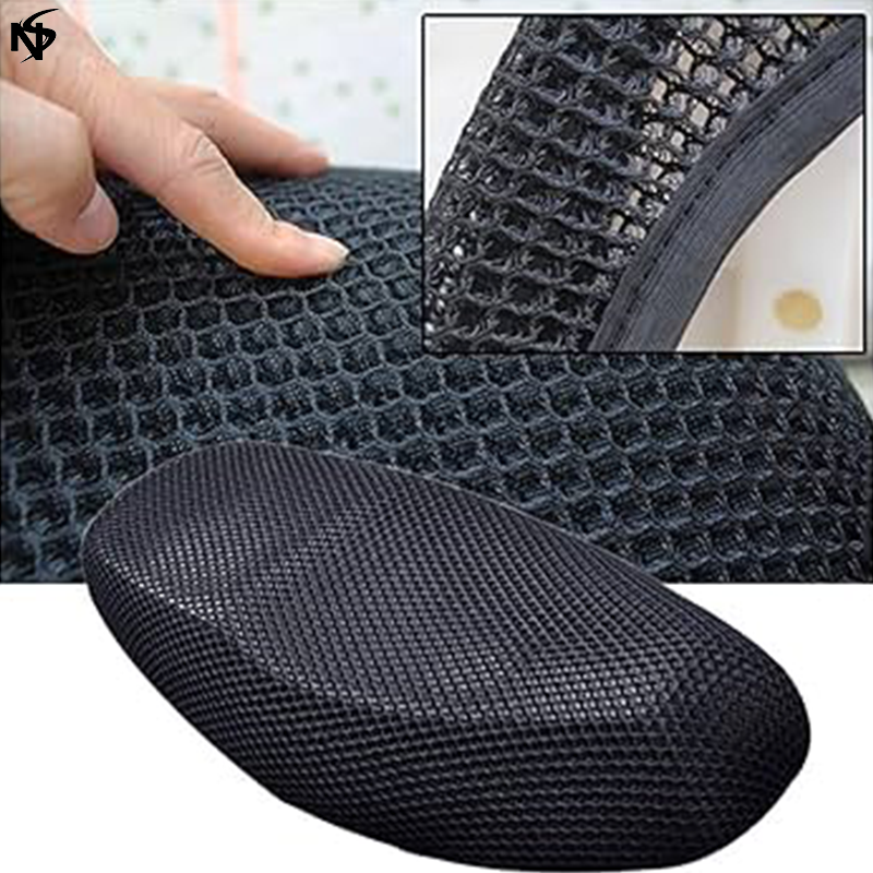 Noor's Motorcycle Seat Cushion, 3D Insulated Waterproof Anti Slip Breathable Seat