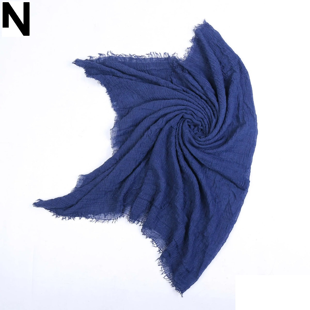 Noor's Broshia viscose scarf Blue WSC 027