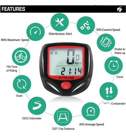 Noor's Bicycle Speedometer Digital