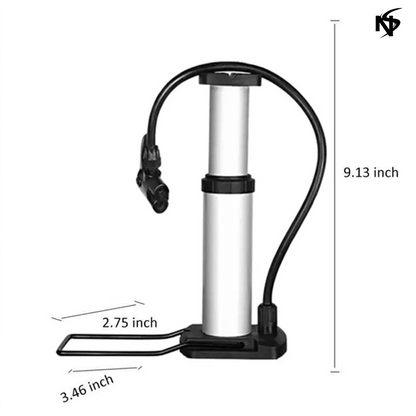 Portable Mini Foot Air Pump for Bicycle, Bike, Car and Football Hand Ball Inflator