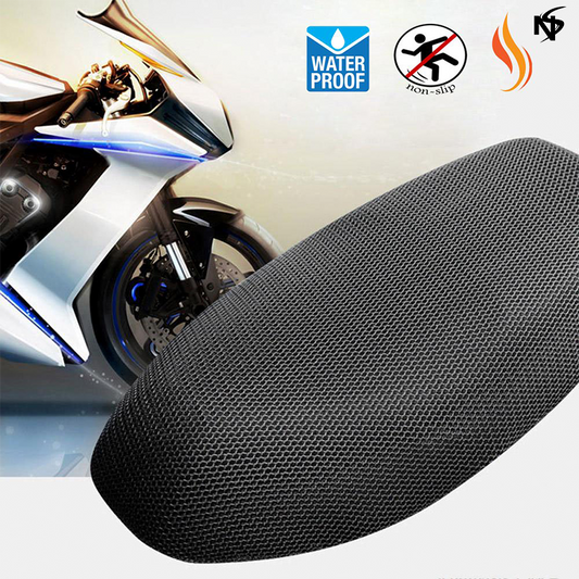 Noor's Motorcycle Seat Cushion, 3D Insulated Waterproof Anti Slip Breathable Seat