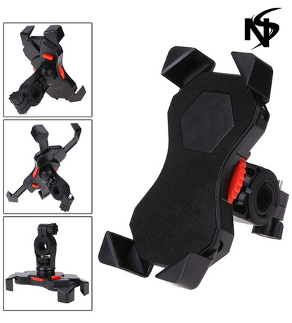 Noor's Bike Mobile Phone Holder Stand Mount Universal 360 Rotation
