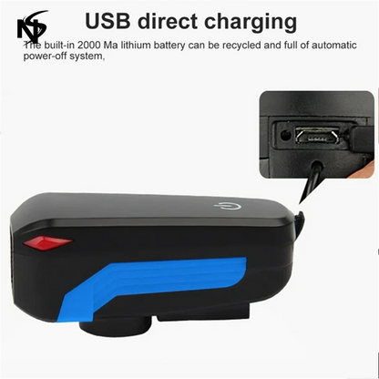 Noor Sports Bicycle Headlight Touch Switch Waterproof