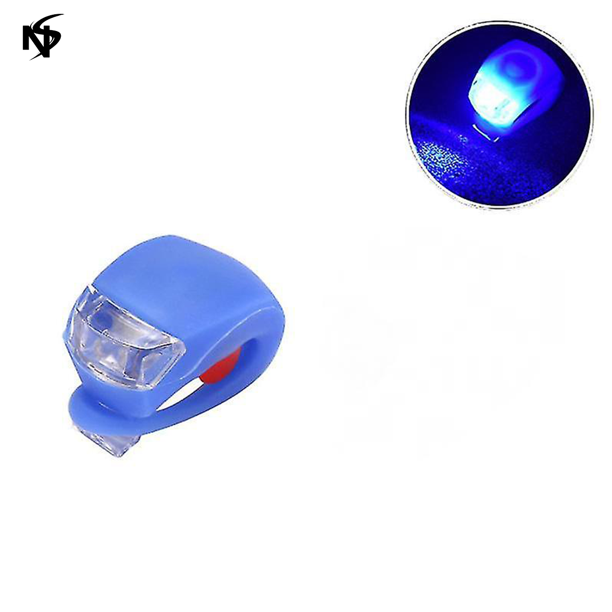 2 Pcs Noor's Silicone Bicycle Bike Cycle Safety LED