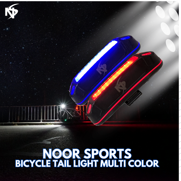 Noor's Bicycle USB Rechargeable Rear Tail light Waterproof COB Bike Light multi purpose headlight 100 lumens