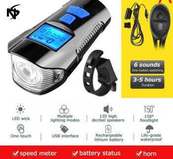 Noor Sports Waterproof FY-317 Bicycle Light