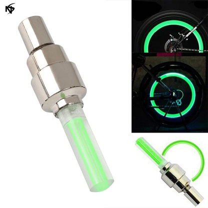 2Pcs Motion Activated Glow Bike Flashlight Car Motorcycle Cycle
