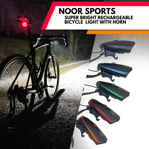Noor's Super Bright Rechargeable Bike Bicycle Cycle light