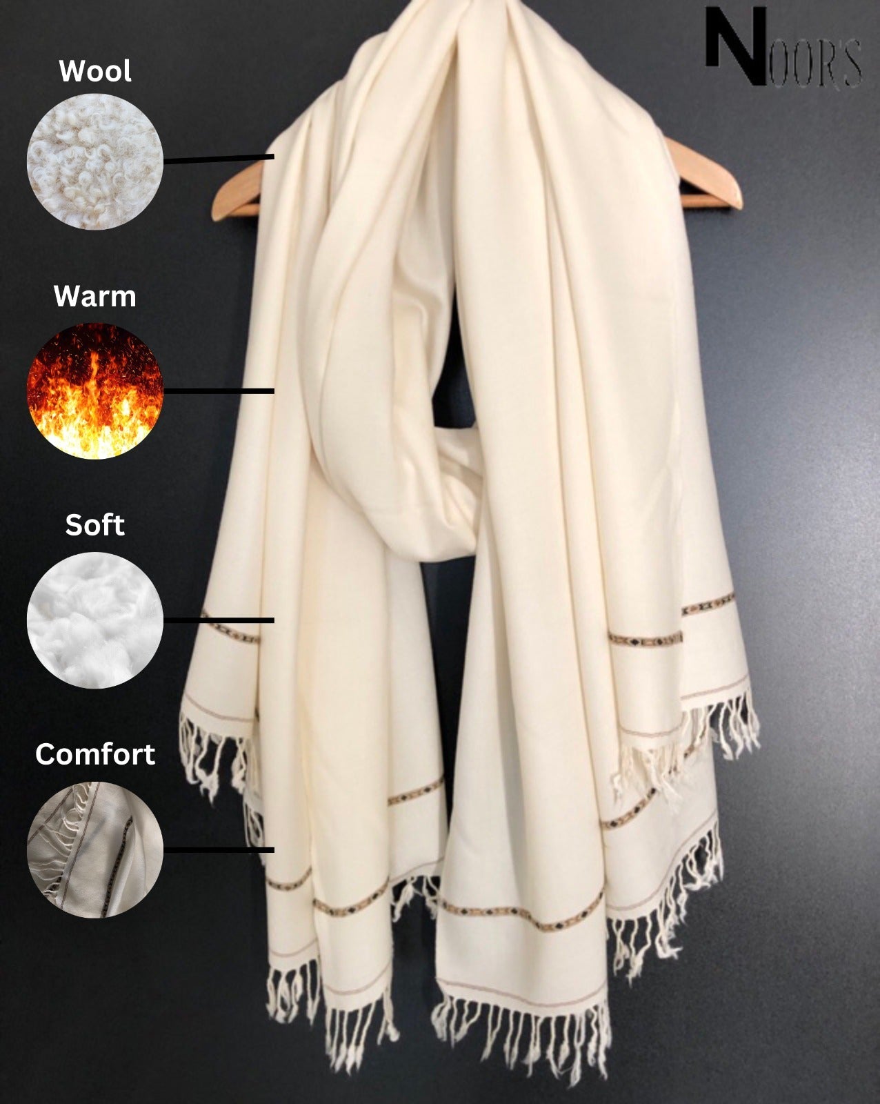 Noor’s Premium Wool Shawl for Men