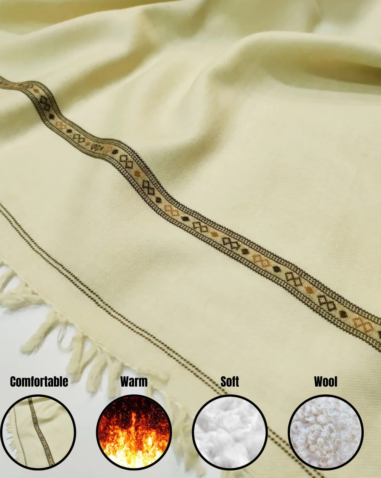 Noor’s Premium Wool Shawl for Men